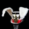 RESERVED FOR HAYLEY - White Rabbit - Black, White, and Red Harlequin Steampunk Medium Mini Top Hat Fascinator, Alice in Wonderland by TheWeeHatter steampunk buy now online