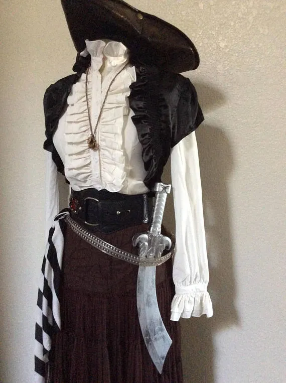 Small Women's Steampunk Pirate Halloween Costume With Accessories Included - Small by PassionFlowerVintage steampunk buy now online Small Women's Steampunk Pirate Halloween Costume With Accessories Included - Small by PassionFlowerVintage steampunk buy now online