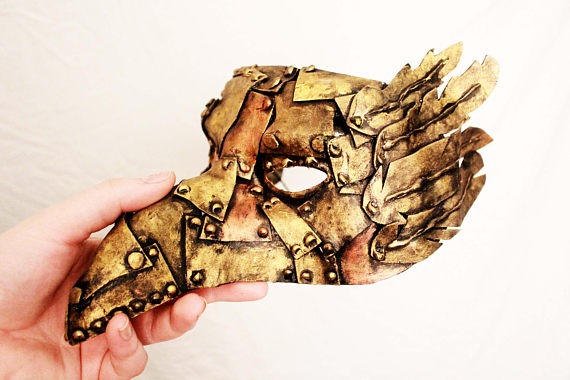 Steam Punk Griffin Masquerade Mask by SometimesAliceFX steampunk buy now online