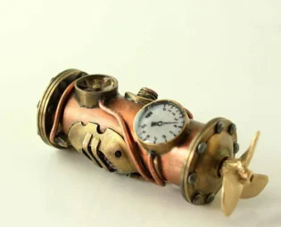 steampunk, gadget, memory,usb, sea, gift, handmade, accessories, marine, nautical, best gift, brass, cooper, computer, by Volderworkshop steampunk buy now online