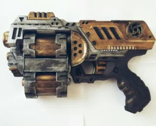 Steampunk gun. Toy gun. Cosplay. Costume gun. Steampunk style. Prop gun. by TheCraftyPhoenix steampunk buy now online