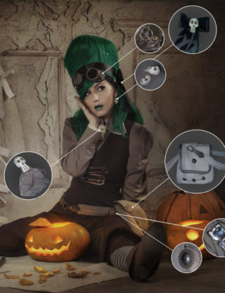 Steampunk Halloween Costume — Otto and Victoria — Cosplay Costume by AnnetVoronayaPhotos steampunk buy now online