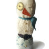 Steampunk snowman - blue plush snowman, christmas decoration, snowman decoration - steampunk decoration - christmas plush - handmade - OOAK by KTsCreatureComforts steampunk buy now online