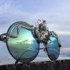 Teal Green Reflective Round ~ Flower of Life Lotus Centerpiece ~ 3rd Eye SPUNGLASSES ~ Unisex Sunglasses Eyewear Sunnies ~ FREE Shipping by Spunglasses steampunk buy now online