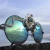 Teal Green Reflective Round ~ Flower of Life Lotus Centerpiece ~ 3rd Eye SPUNGLASSES ~ Unisex Sunglasses Eyewear Sunnies ~ FREE Shipping by Spunglasses steampunk buy now online Teal Green Reflective Round ~ Flower of Life Lotus Centerpiece ~ 3rd Eye SPUNGLASSES ~ Unisex Sunglasses Eyewear Sunnies ~ FREE Shipping by Spunglasses steampunk buy now online