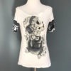 Trixy Xchange - Rocksteady Day of the Dead Skull Shirt Small - Black White TShirt Top Steampunk S by TrixyXchangeDotCom steampunk buy now online