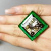 Unusual wood steampunk ring, Wooden ring, Resin steampunk ring clockwork jewellery gears in resin steampunk jewelry steampunk wedding by ByEmilyRay steampunk buy now online