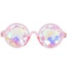 FLORATA Kaleidoscope Pink Kaleidoscope Glasses- Rainbow Rave Prism Diffraction steampunk buy now online