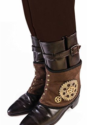 Forum Novelties 77092 Steampunk Spats, One Size steampunk buy now online