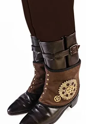Forum Novelties 77092 Steampunk Spats, One Size steampunk buy now online