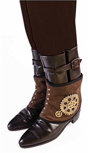 Forum Novelties 77092 Steampunk Spats, One Size steampunk buy now online