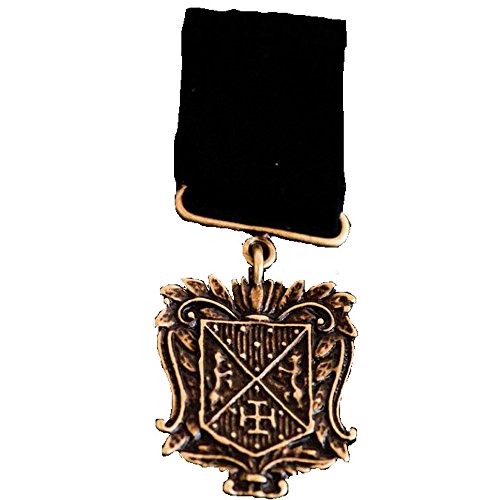 Black Tulip Steampunk Medal. Great Cosplay Military Style Vintage Victorian Medal. steampunk buy now online