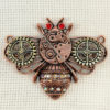 Antique Copper Steampunk Bee Needleminder by DenkaiDesigns steampunk buy now online