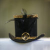 Black and Gold Cosplay Mini Top Hat by EleyasDesigns steampunk buy now online