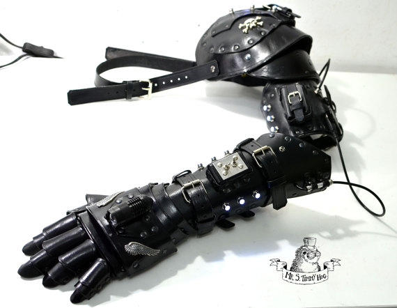 Deadly black skull armor by TimmyHog steampunk buy now online