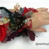 Fabric Wrist Cuff Bracelet, Art to Wear, Victorian design Tattered lace, Handmade, Embroidered, Beading, Steampunk, Bohemian, Gypsy, WC-Q146 by QueenoFairyLand steampunk buy now online Fabric Wrist Cuff Bracelet, Art to Wear, Victorian design Tattered lace, Handmade, Embroidered, Beading, Steampunk, Bohemian, Gypsy, WC-Q146 by QueenoFairyLand steampunk buy now online