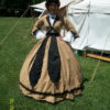 FOR ORDERS ONLY - Custom Made - 1800s Victorian Dress - 1860s Civil War Zouave Jacket Skirt Belt Sash- Reenactor Traveling Suit by MissLisa1867 steampunk buy now online
