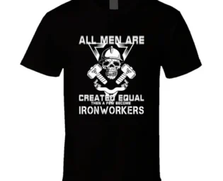Ironworker Shirt, Coworker Gift, Ironworker Gift, Heavy Metal Clothing, Gothic Tshirt, Ironworker Tee, Printed Top, Steampunk Top by TeeDino steampunk buy now online