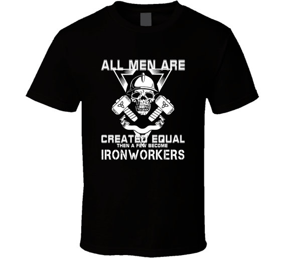 Ironworker Shirt, Coworker Gift, Ironworker Gift, Heavy Metal Clothing, Gothic Tshirt, Ironworker Tee, Printed Top, Steampunk Top by TeeDino steampunk buy now online