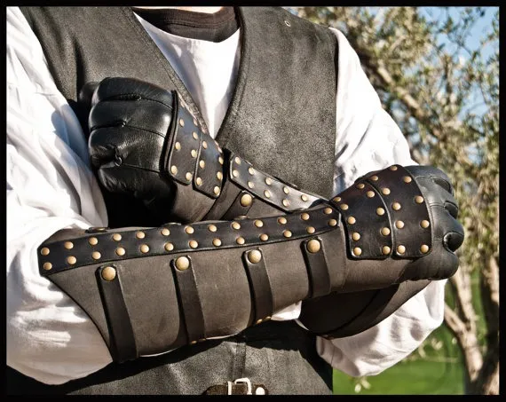 Rawhide Gauntlets by AdhrasArt steampunk buy now online Rawhide Gauntlets by AdhrasArt steampunk buy now online