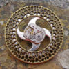 Solo Power, Steampunk Brooch with Watch Movement and Gears Handmade by DangleMcWangle steampunk buy now online