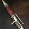 Steampunk Bolt Action Pen w/Brazilian Cherry Wood Body Custom Pen Handmade Pen Solid Wood by Pens4EverWoodcraft steampunk buy now online