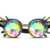 LYZ Goggles , Kaleidoscope Rave Rainbow Crystal Lenses Vintage Steampunk Goggles &Glasses Cosplay Party Rivets Goggles steampunk buy now online