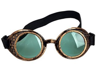 LYZ Vintage Style Steampunk Goggles Welding Punk Glasses Cosplay Ideal for Cosplay and Fancy Dress Costumes steampunk buy now online