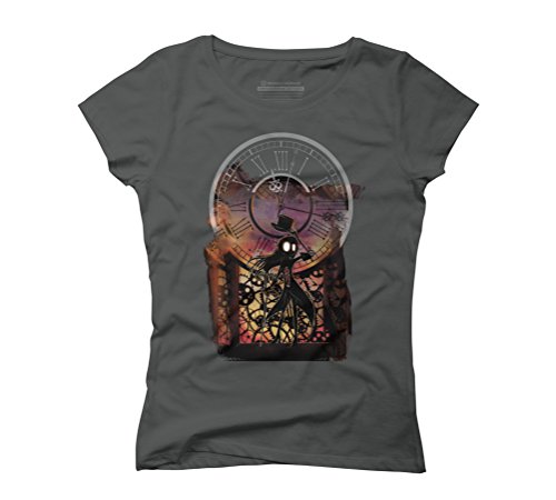 Steampunk Lady Women's Medium Anthracite Graphic T-Shirt - Design By Humans steampunk buy now online