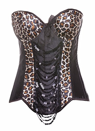 Yall Ladies' Shirt Clothes Binds when picked up Lipstick Leopard Black Shirt, XL, black steampunk buy now online