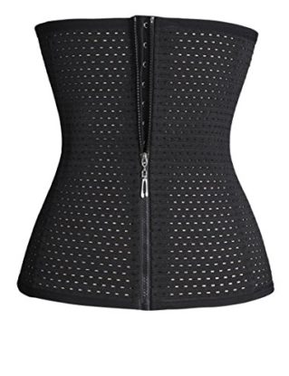 Bingrong Waist Trainer Zipper for Fat Burner Weight loss (X-Large, 2022 Black) steampunk buy now online