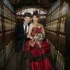 Custom colours steampunk wedding dress, custom made to measure by LyndseyBoutique steampunk buy now online