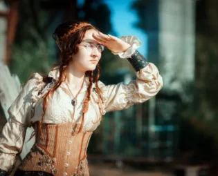 SALE Steampunk costume steampunk corset Ready to ship by DressArtMystery steampunk buy now online