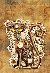 Steampunk Cat Vintage Style steampunk buy now online