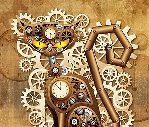 Steampunk Cat Vintage Style steampunk buy now online