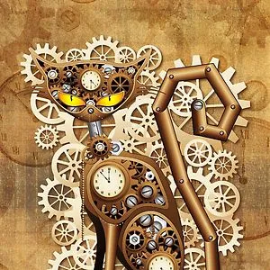 Steampunk Cat Vintage Style steampunk buy now online