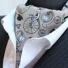 Steampunk Cravat Ascot Cravat Penny Farthing Lt Brown. Match Hanky. England Made by cravatsbymacstar steampunk buy now online