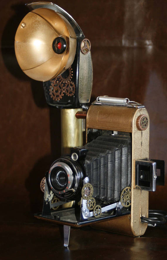 Steampunk vintage webcam "The Cineomatic" by steampunkable steampunk buy now online
