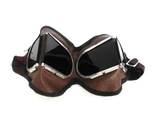 Vintage soviet protective glasses, welding goggles, goggles, motorcyclist goggles, aviator glasses, made in USSR, 1970s by FoundinUSSR steampunk buy now online