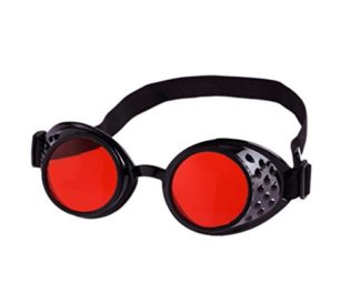 Bluester Vintage Style Steampunk Goggles Welding Punk Glasses Cosplay (B) steampunk buy now online