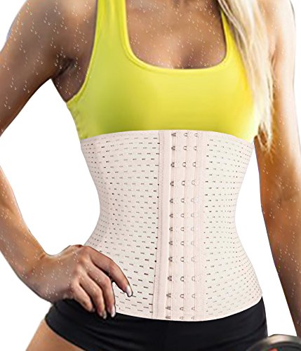 Gotoly Magic Slimming Waist Trainer Corset Sport Workout Body Shaper Tummy Fat Burner (Large, Beige) steampunk buy now online