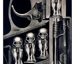 Giger Birth Machine T-shirt steampunk buy now online