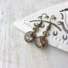 Pocket Watch Earrings. Watch Part Earrings. Steampunk Earrings. Small Drop Earrings. Cute Earrings. Unusual Earrings. Bronze Anniversary by OneDottyDuck steampunk buy now online