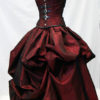 Red wedding gown-Steampunk wedding gown-gothic wedding gown-wedding gown -alternative dress-custom- denver steampunk dress by thesecretboutique steampunk buy now online