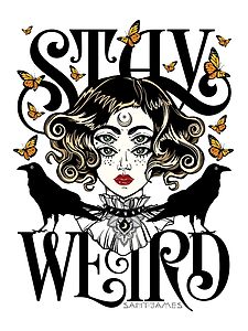 Rose and The Ravens {Stay Weird} Colour Version steampunk buy now online