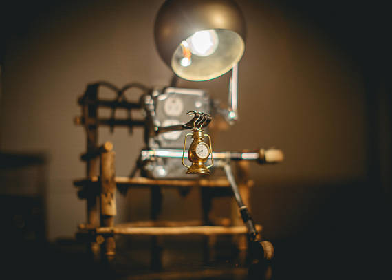 SorryBot Steampunk Lamp by SorryBots steampunk buy now online