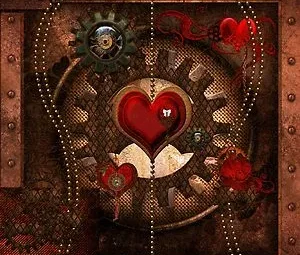 Steampunk, awesome steampunk heart steampunk buy now online