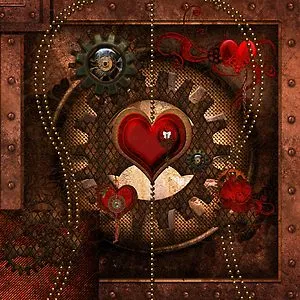 Steampunk, awesome steampunk heart steampunk buy now online