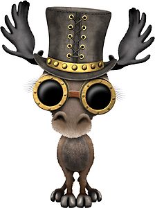 Steampunk Baby Moose steampunk buy now online