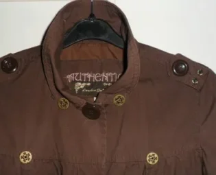 Steampunk Brown Cropped Jacket by spart1cus steampunk buy now online